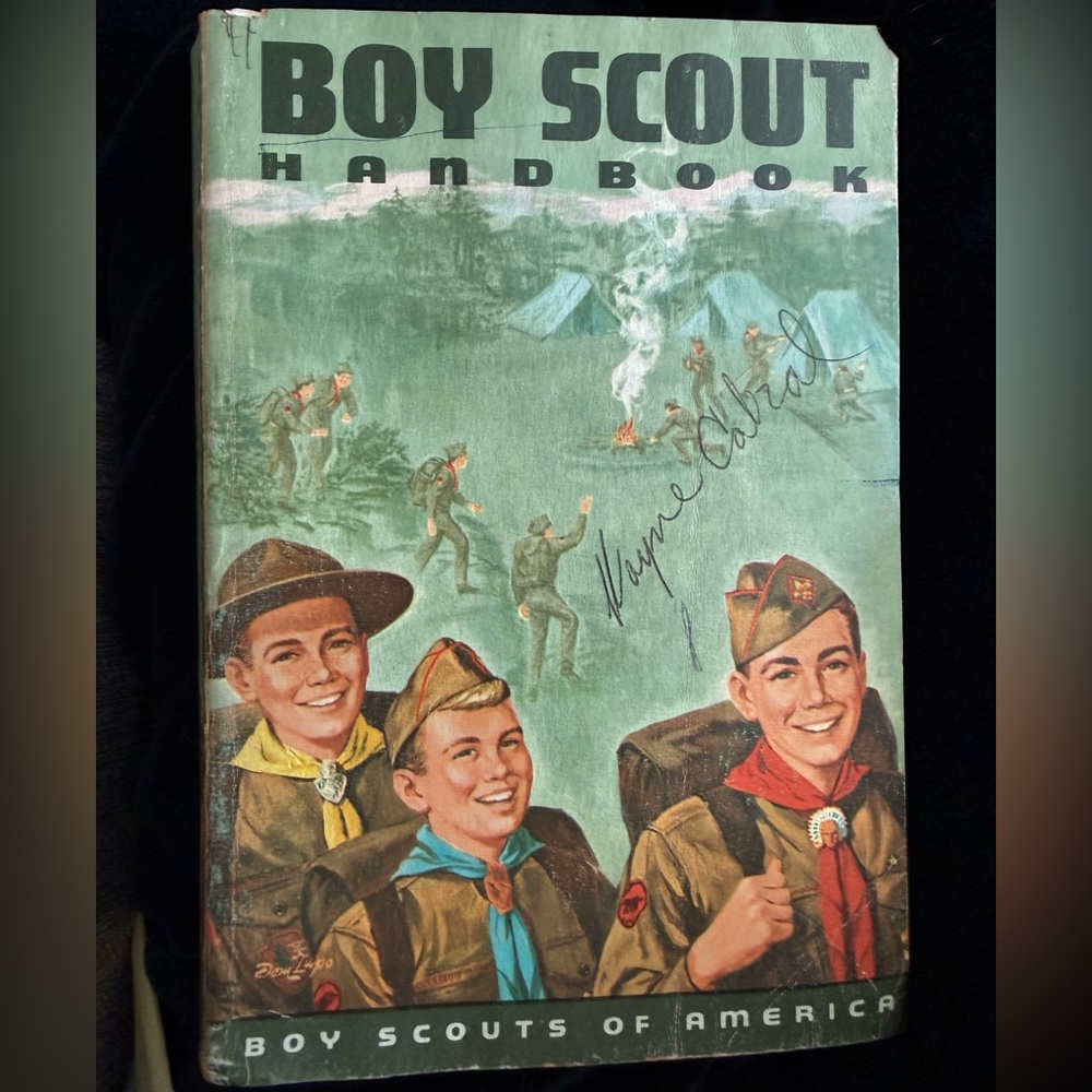 Vintage Boy Scouts Poster "Do A Good Turn Daily" - Green Background